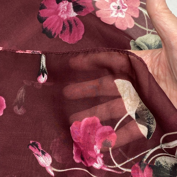 DRK CHERRY Polyester Scarf Winter Sale - Picture 3 of 5